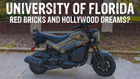 Explore the ICONIC and BEAUTIFUL campus of the UNIV of FLORIDA as I ride on my NAVI down MEMORY LANE