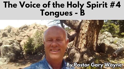 THE VOICE OF THE HOLY SPIRIT ~ Part 4 ~ Tongues - (part B)