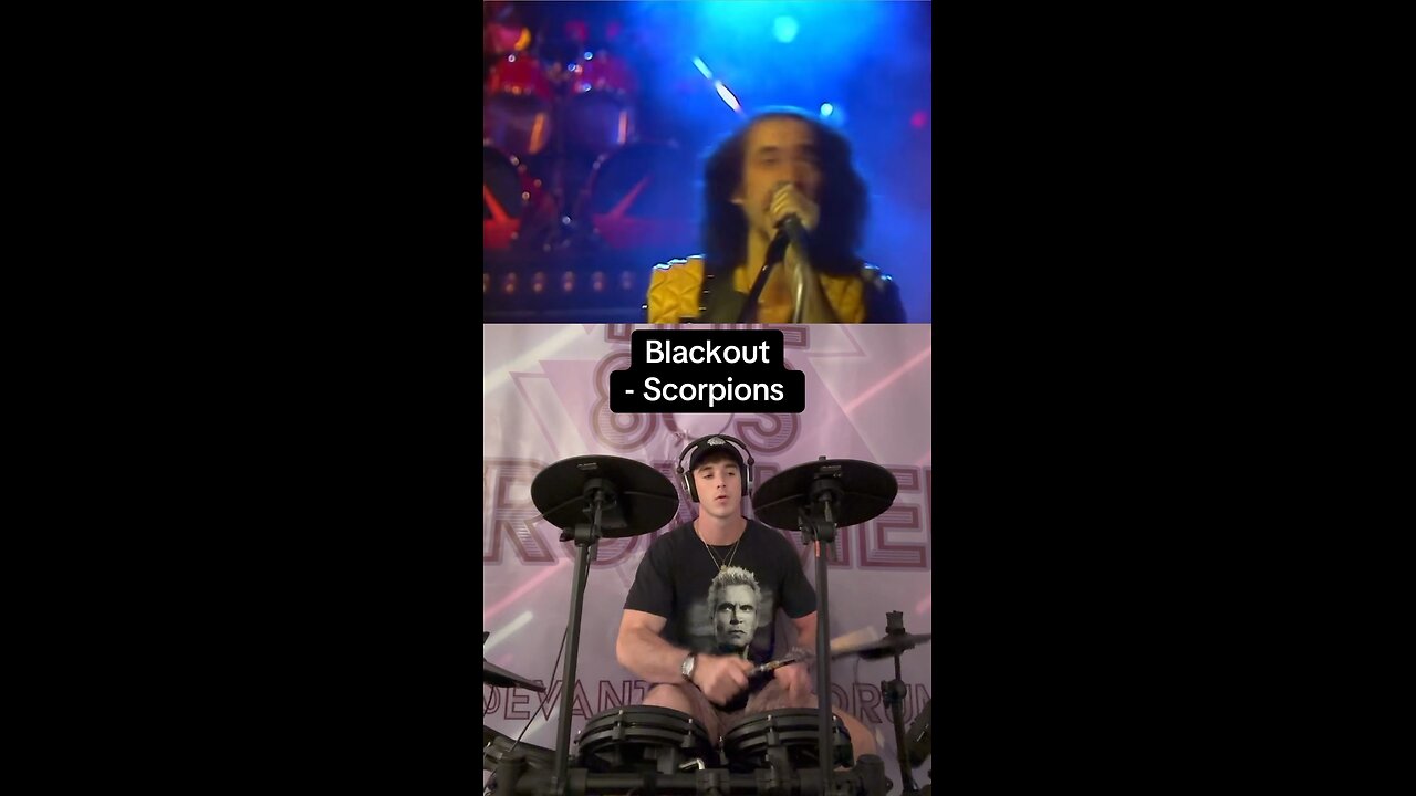 Blackout - Scorpions Drum Cover