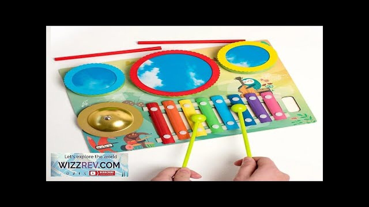 Kids Musical Xylophone Montessori Baby Musical Toys Wooden Percussion Instruments Drum Set Review