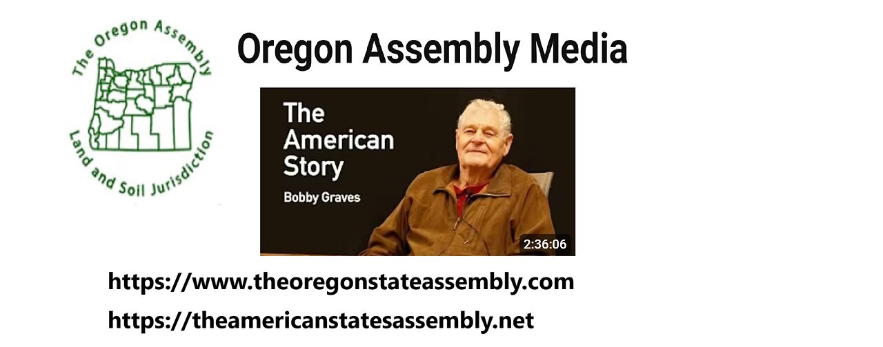 The American Story - A historical presentation given by Bobby Graves