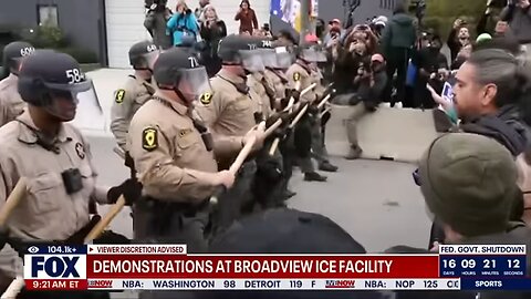 Broadview ICE facility: protesters clash with officers