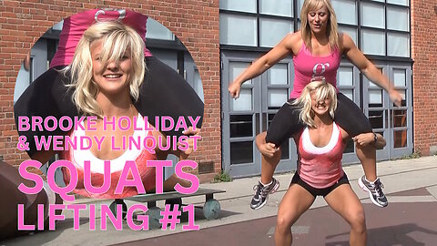 Muscle Fitness Brooke Ence Holladay ¦ Squat Wendy Lindquist 01 4K HD