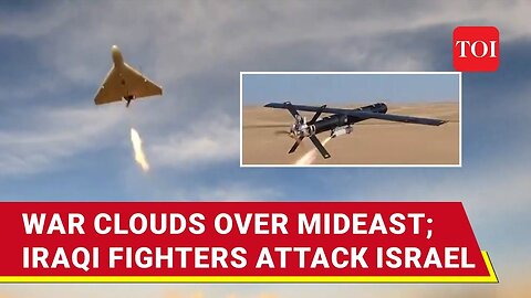 Iraqi Fighters Attack Israel From Air & Sea; Big Spike In Attacks After Iran FM's Mideast Tour