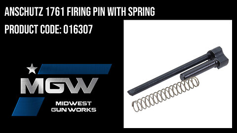 Anschutz 1761 Firing Pin With Spring - 016307