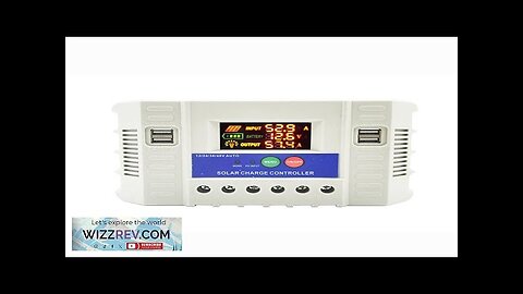 Solar Charge Controller with Versatile 10A/20A/30A Options Multi-color LED Display Built-in Review