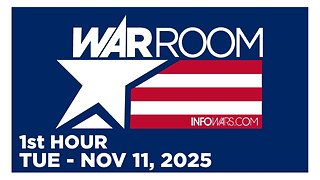 WAR ROOM [1 of 3] Tuesday 11/11/25 • STEWART RHODES, DOJ/CIA, J6 PIPE BOMBER REVELATIONS & MORE!