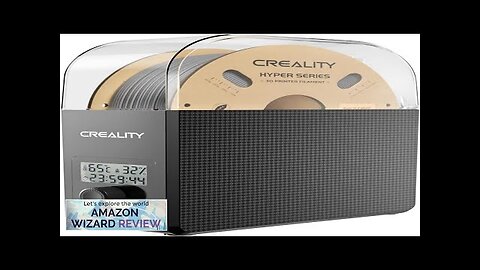 Creality Filament Dryer Box Pro Upgraded 360° Heating with Fan Dust Review