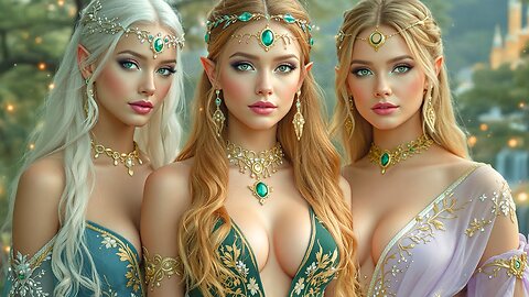 ELVEN MUSIC Relaxing Female Vocals in Elven Language with Stunning Fantasy Visuals