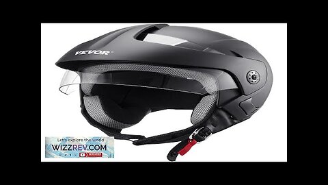 VEVOR 3/4-Face Motorcycle Helmet Motocross Helmet with Bluetooth Communication Review