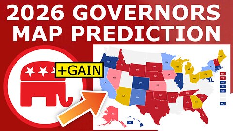 2026 Governors Map Prediction (December 2025)