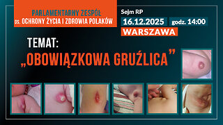 Sejm RP: Obowiązkowa gruźlica I 16.12.2025
