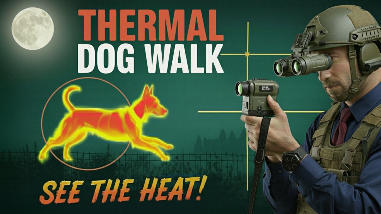 Night Vision Dog Walk: Thermal Clip-On & PVS14 Field Test for Preppers