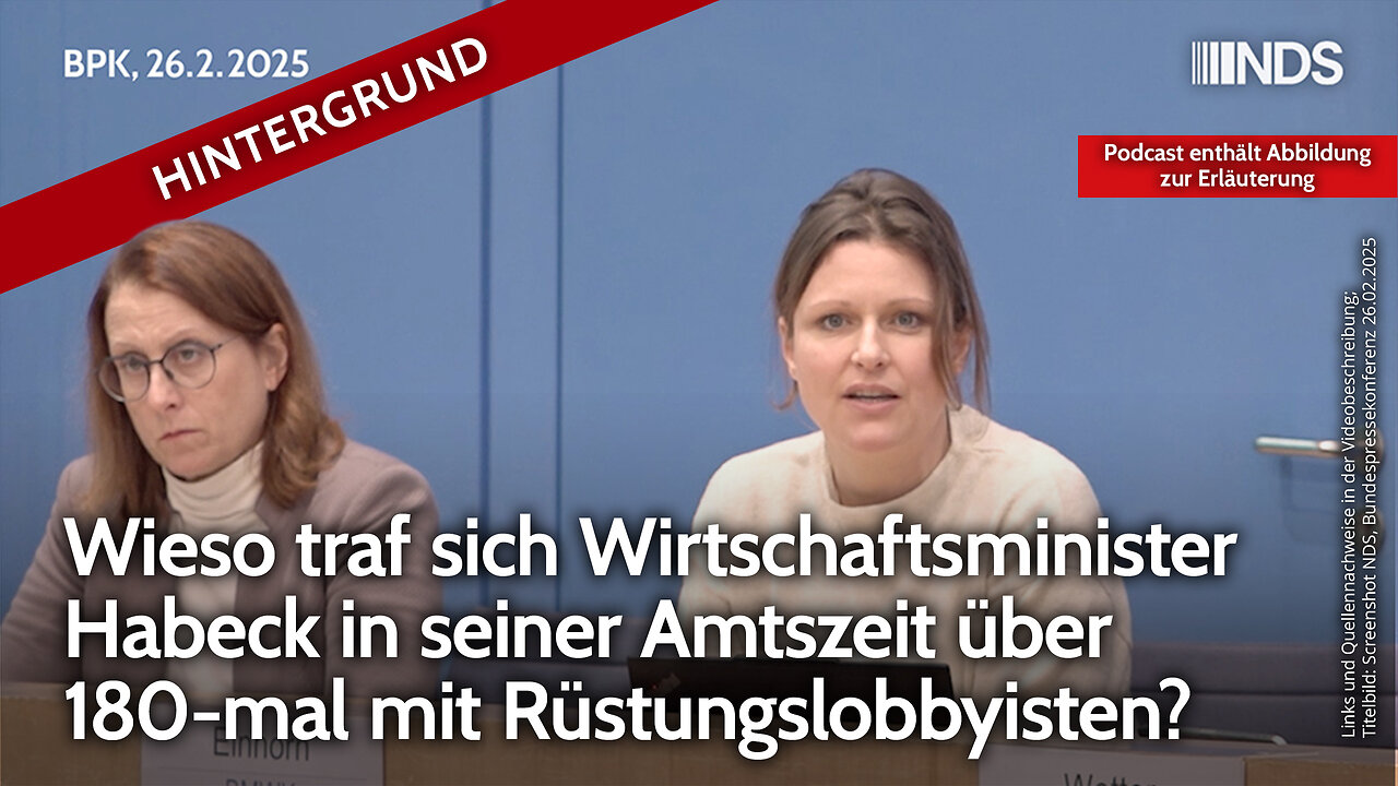 Wieso traf sich Wirtschaftsminister Habeck in seiner Amtszeit über 180-mal mit Rüstungslobbyisten?