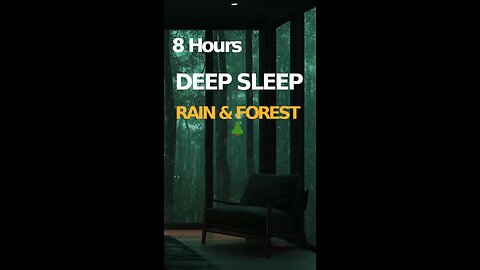 Need Sleep? 🌧 8H Deep Forest Rain (Full Version in Bio!)