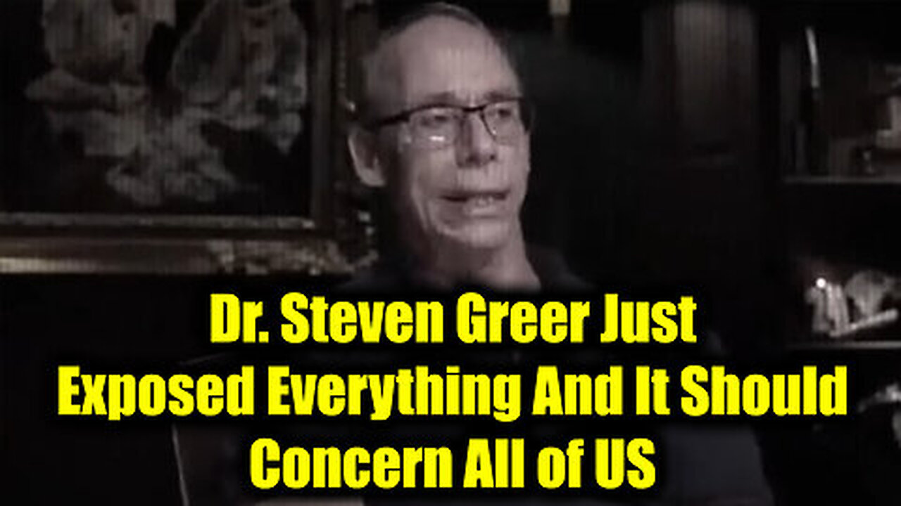 Dr. Steven Greer Just Exposed Everything And It Should Concern All of US