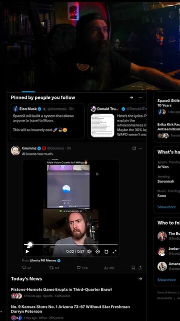 Asmongold and Folly Town react to a woman AI