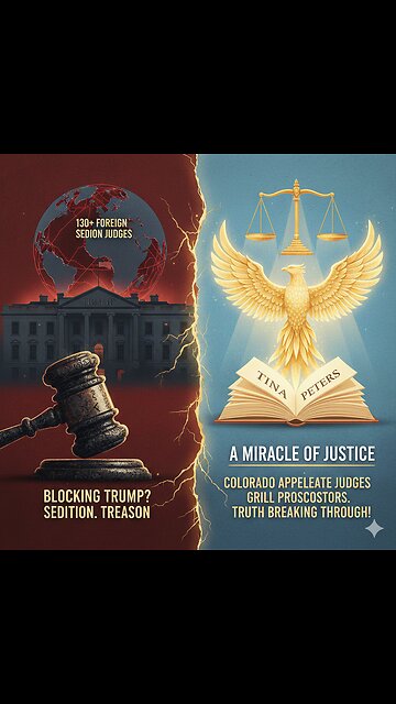 Foreign Judges Blocking Trump? Sedition. Tina Peters? A Miracle of Justice