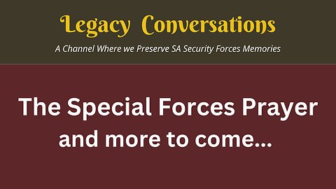 The Special Forces Prayer