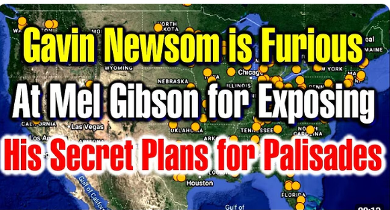 Gavin Newsom doesn't want YOU to SEE THIS! Threatens to SUE, As George Clooney & Others FLEE!