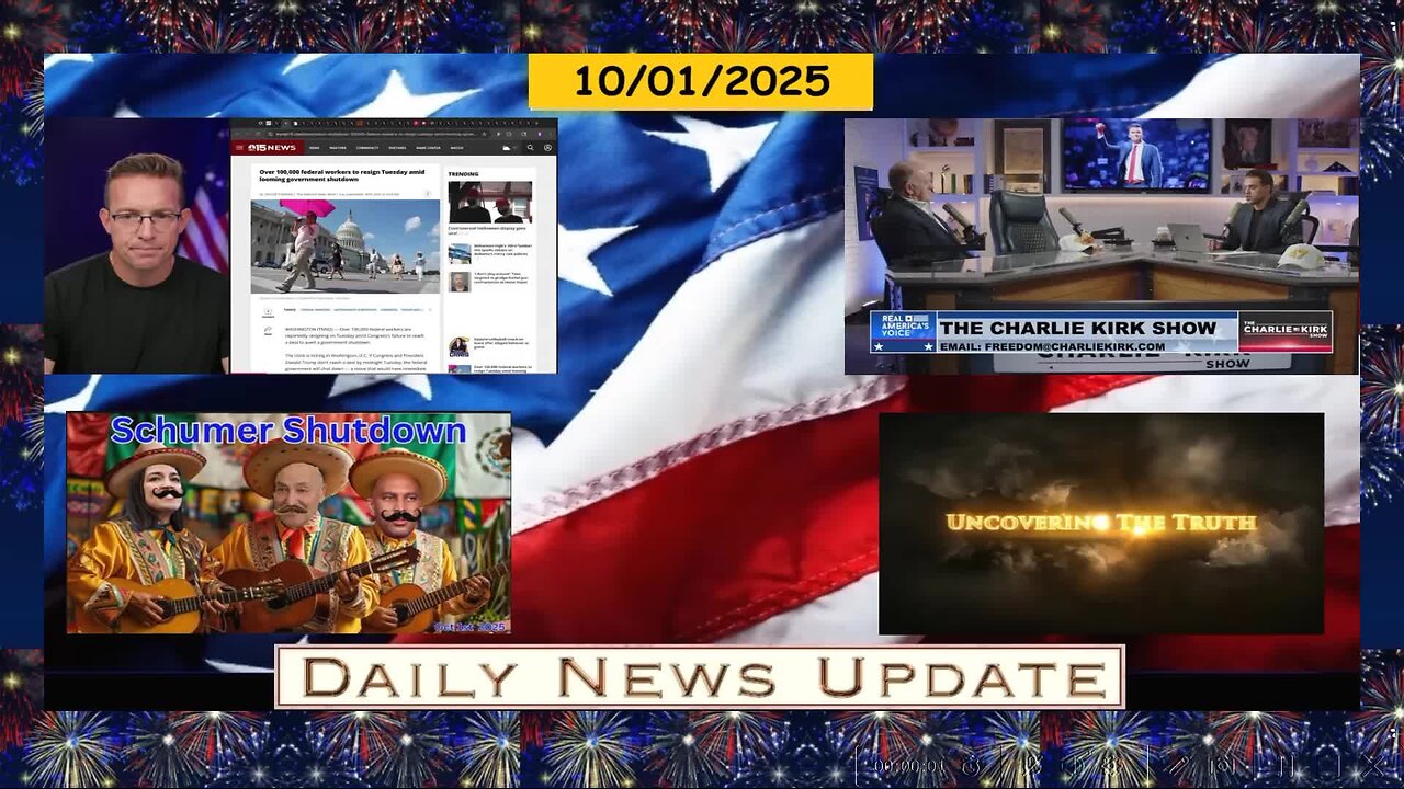 EP1702 | Benny Johnson:Waste, Charlie Kirk Show:Tom Homan, Wendy Bell:Shutdown, X22 Report:Leverage