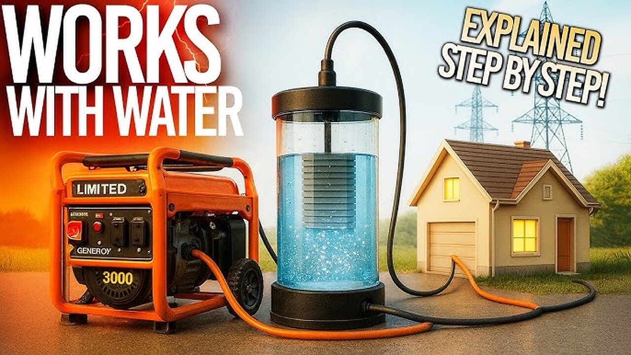 THE FORBIDDEN WATER ENGINE EXISTS! Infinite Energy Generator