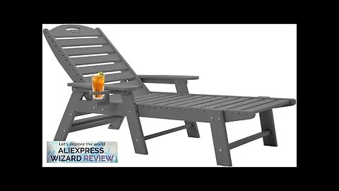 Chaise Lounge Chairs for Outside Outdoor Lounge Chair with 6 Positions Adjustable Review