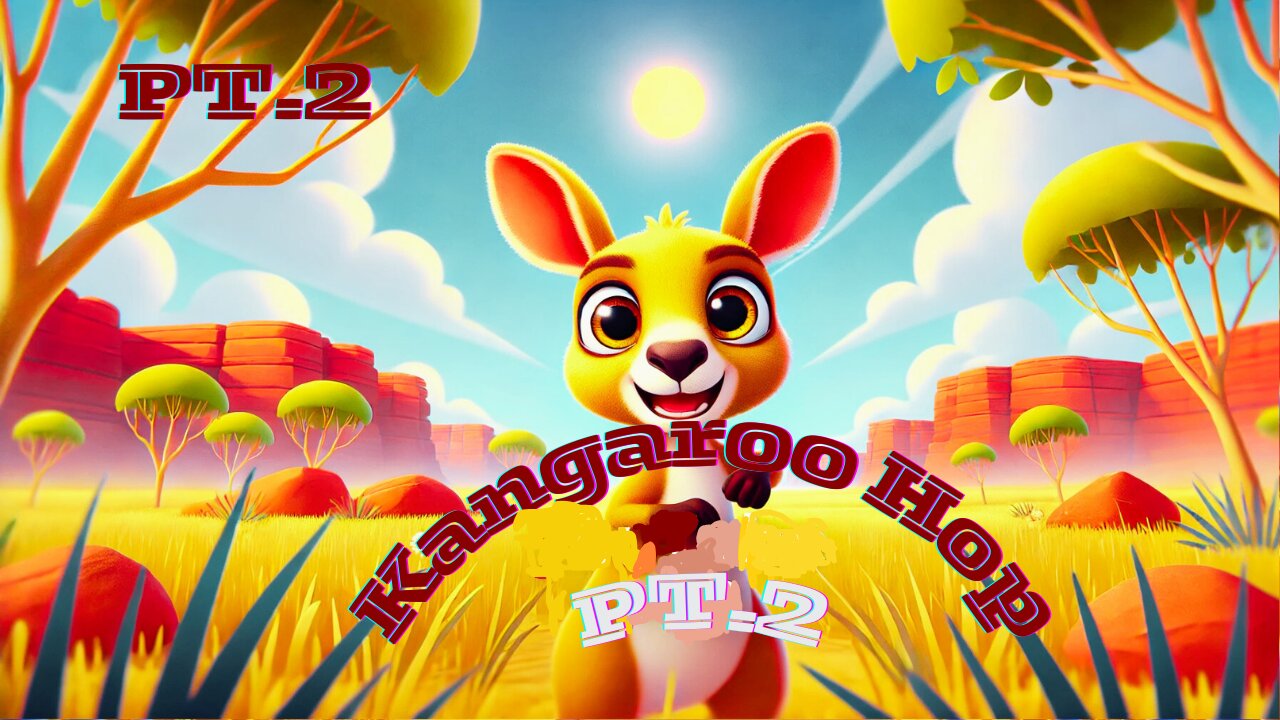 Kangaroo Hop 🦘Pt.2 | Fun & Energetic Kids' Song! 🎶