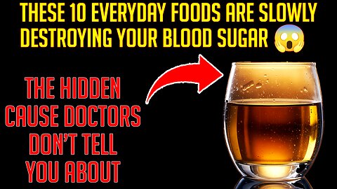 10 Foods You Should NEVER Eat If You Have Diabetes Blood Sugar Warning!