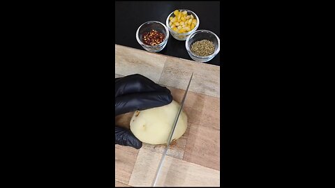 Just ASMR Sounds of Cutting and Boiling Potatoes