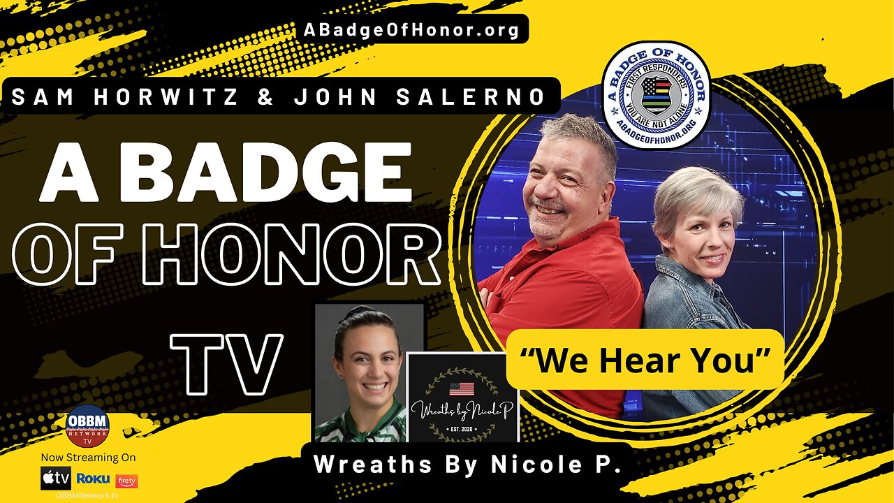 A Badge of Honor TV - Featuring Wreaths By Nicole P.