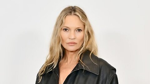 Kate Moss Channels Olivia Newton-John at Paris Fashion Week