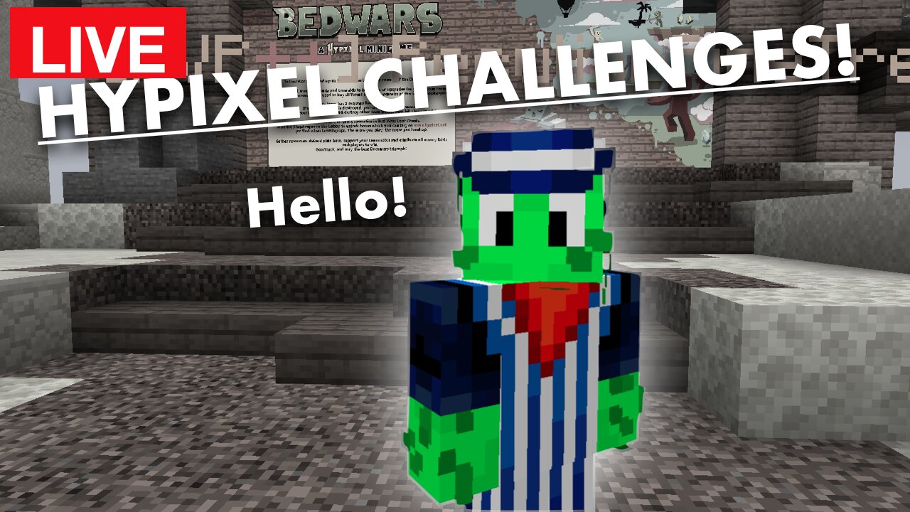 Aiming For Top 10k Leaderboard Ranking! - Disasters Minigame Hypixel Challenge, Minecraft Livestream