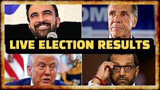 LIVE: ELECTION RESULTS From NYC, NJ, and VA - Trump Approval CRATERS, Kash's Private Jet CRASH OUT