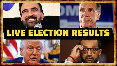 LIVE: ELECTION RESULTS From NYC, NJ, and VA - Trump Approval CRATERS, Kash's Private Jet CRASH OUT