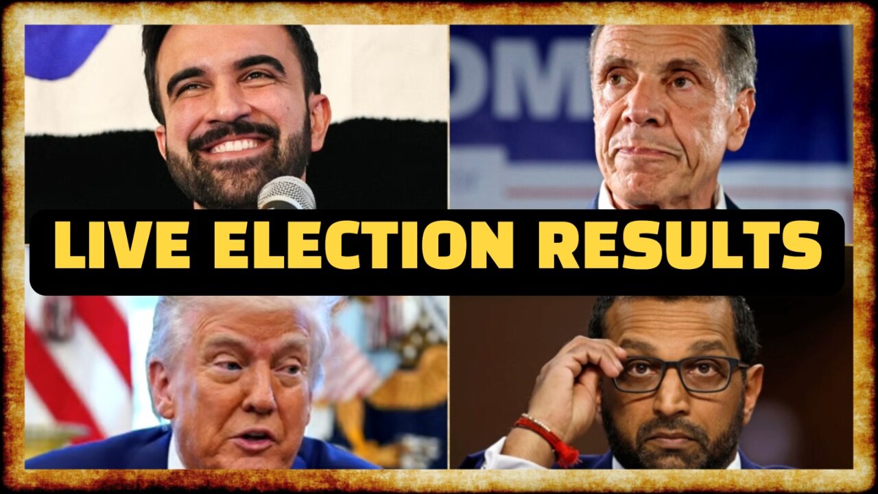 LIVE: ELECTION RESULTS From NYC, NJ, and VA - Trump Approval CRATERS, Kash's Private Jet CRASH OUT