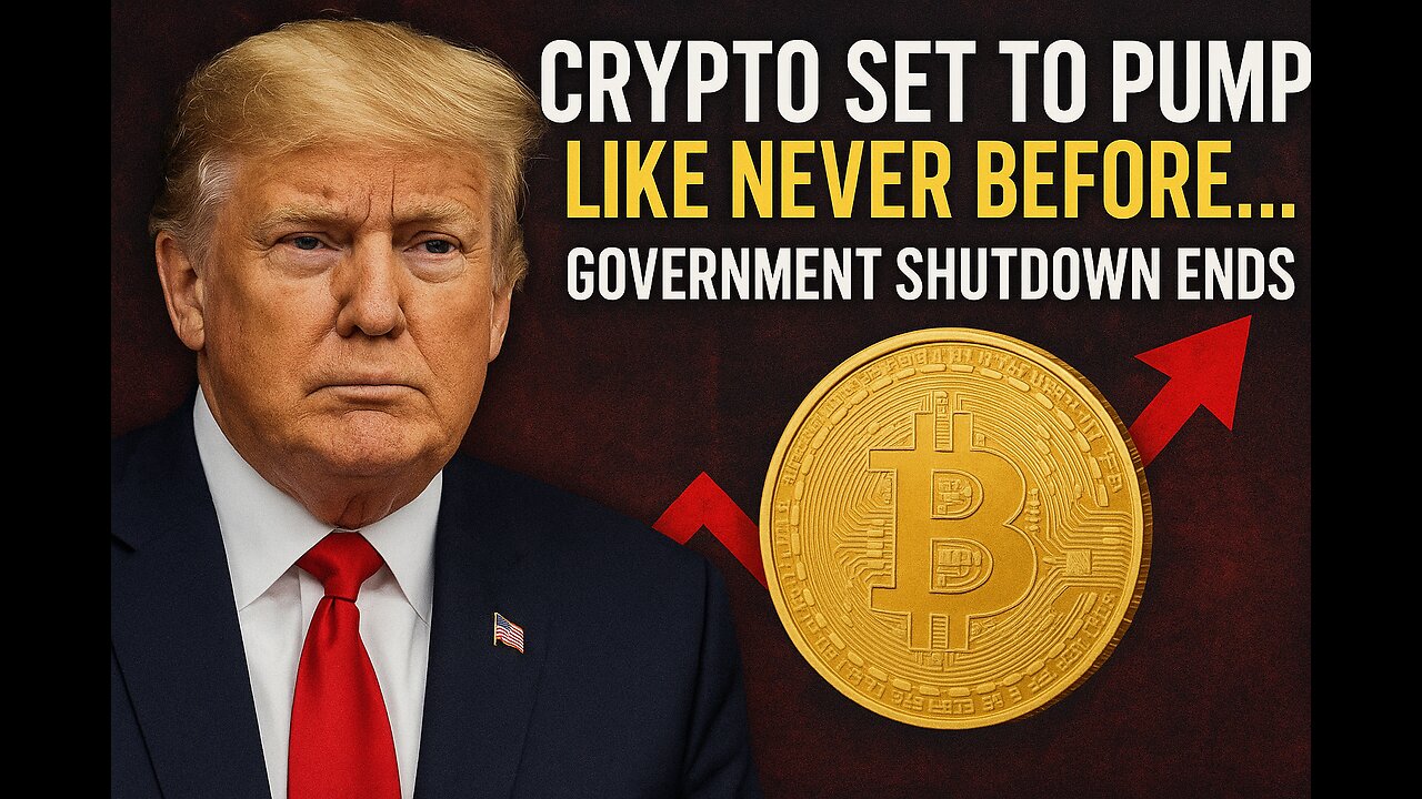 Crypto Set to Pump Like Never Before.. Government Shutdown Ends