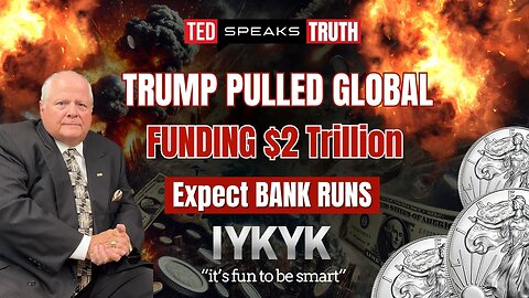 TRUMP PULLED GLOBAL FUNDING $2 Trillion Expect BANK RUNS I Y K Y K “it’s fun to be smart”