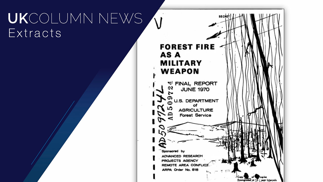 From Wildfires to Weaponry: Unveiling the World Economic Forum's Global Risks Agenda - UK Column