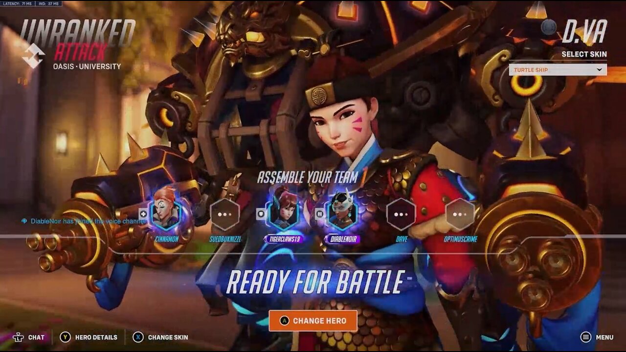 A Little 6v6 while I test the tech issue. I think we almost have it.