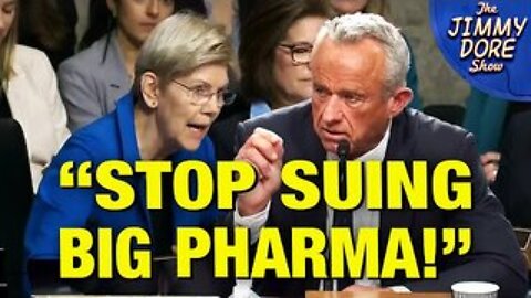 Liz Warren DESPERATELY Defends Big Pharma In RFK Hearings!