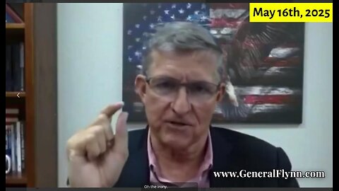 General Flynn says: 'Oh the irony. Paying attention now!? (See date in upper rt corner)'