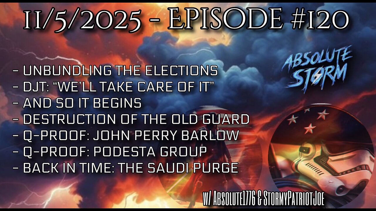 Absolute Storm Ep 120 11/5/2025 6pm EST
