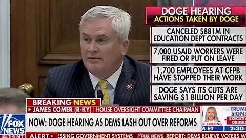 Rep. James Comer: DOGE Subcommittee Is Exposing Government Waste, Identifying Solutions