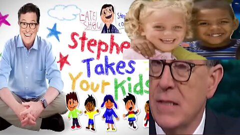 '#reaction ,the late show, aka, #jewish , pedosrus, w