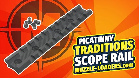 Traditions Muzzleloader Scope Rail - Picatinny Scope Rail/Base - Muzzle-Loaders.com