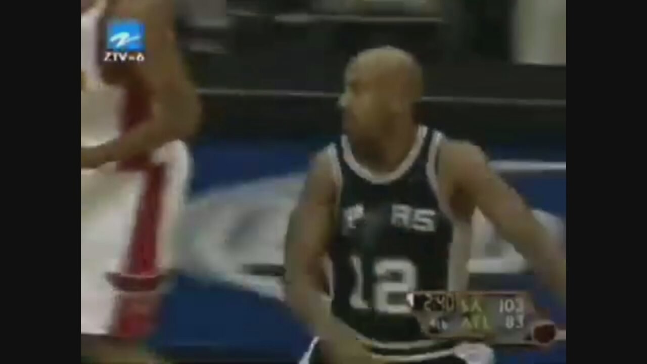 Bruce Bowen 22 Points @ Hawks, 2004-05.