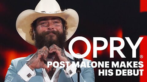 Post Malone Makes His Opry Debut!