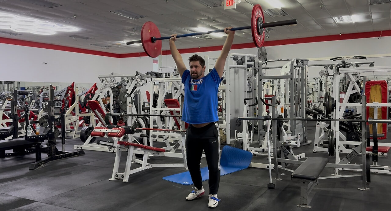 Clean + Front Squat + Power Jerk 75KG/165LBs