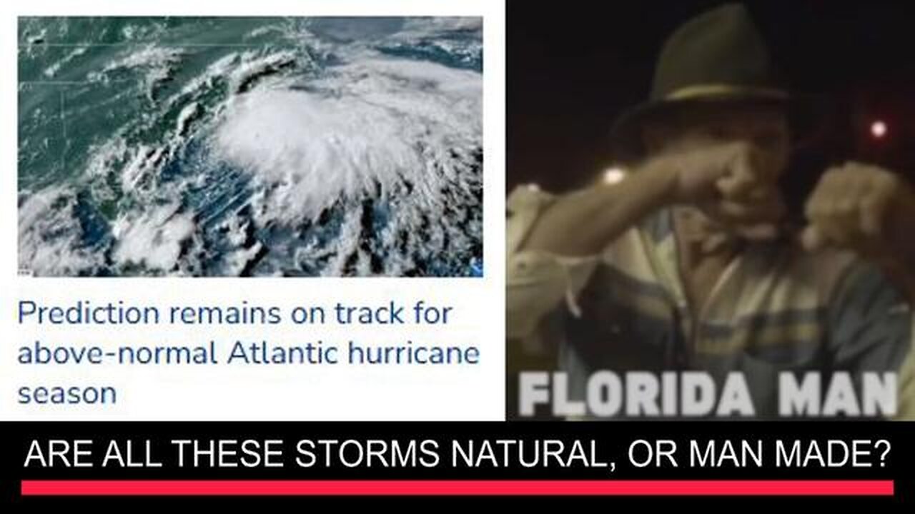 'THEY' (OUR COMMUNIST OVERLORDS) ARE PREDICTING AN 'ABOVE AVERAGE' HURRICANE SEASON.. BOLO NEGROES!